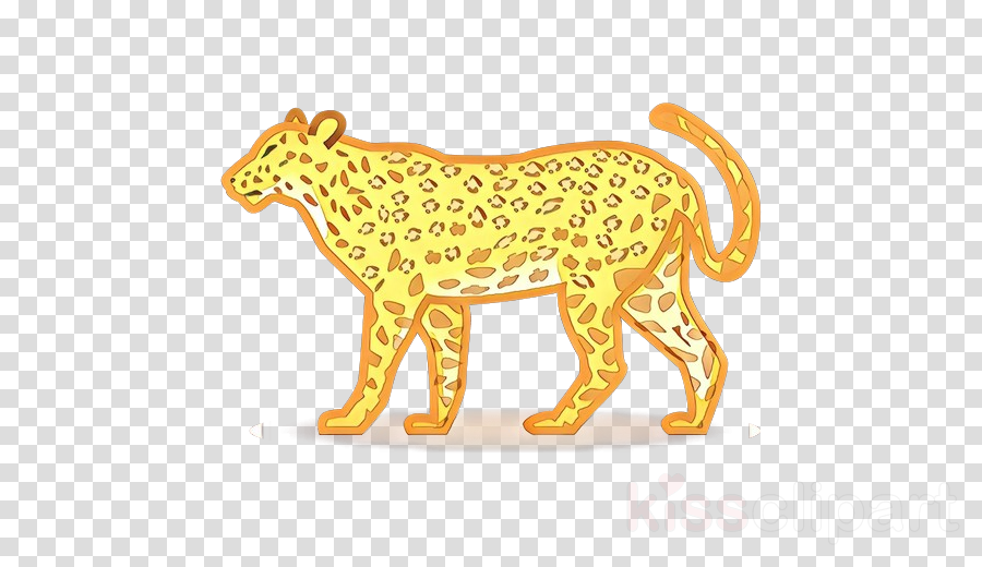 animal figure yellow wildlife clip art terrestrial animal.