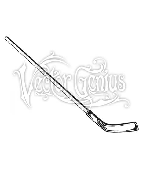 Sports Hockey Stick ClipArt.