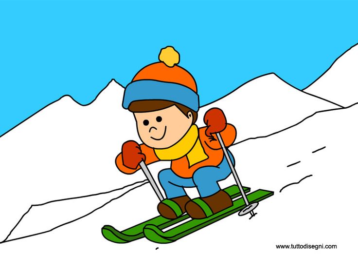 Winter Activities Clipart.