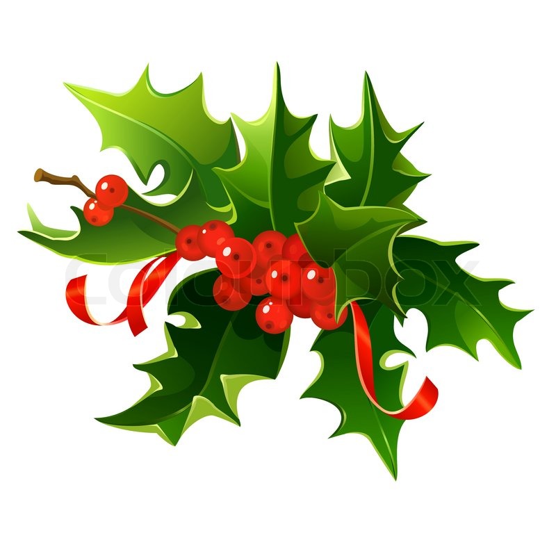 Holly images clip art.