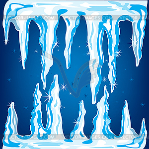 Winter ice background.