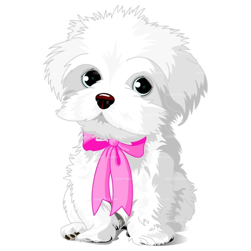 CLIPART PUPPY DOG FEMALE.