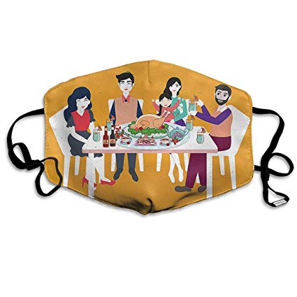 Amazon.com: YUIOP Thanksgiving Table Overhead Vol Printed.