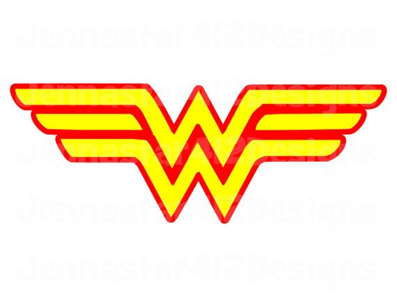 Super Hero Logo Wonder Woman DIY Printable by.