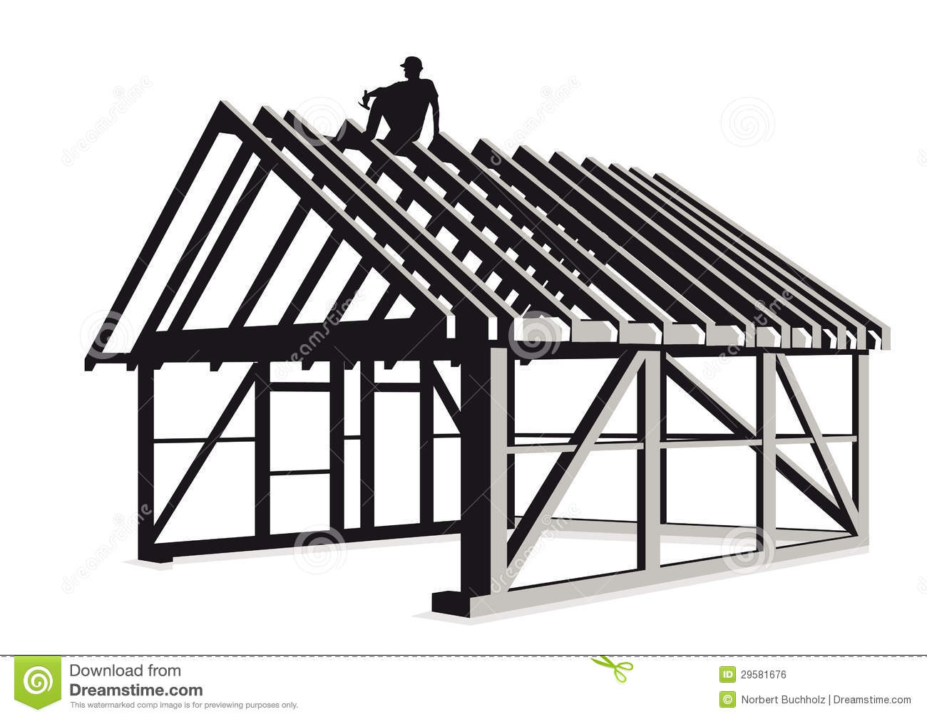 House Construction Clipart.