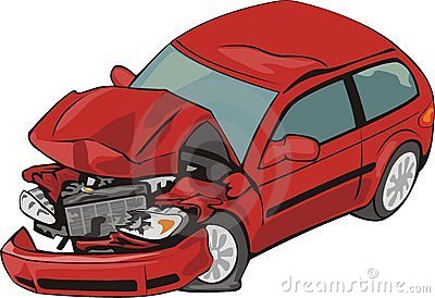 Wrecked Car Clipart.