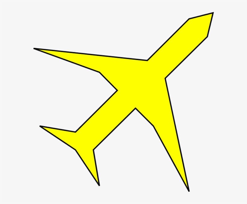 Airplane Clipart Yellow Airplane.