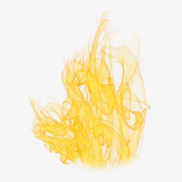 Golden Yellow Flame, Flame Clipart, Golden, Flame PNG.