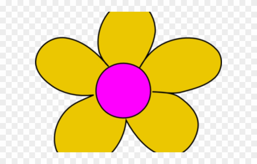 Yellow Flower Clipart.