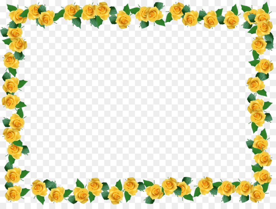 Flower Background Frame.