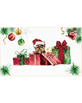 Mohawk Home Mohawk Home Santa Yorkie Multi Area rug, 1\'6x2\'6, Multicolored  from Amazon.