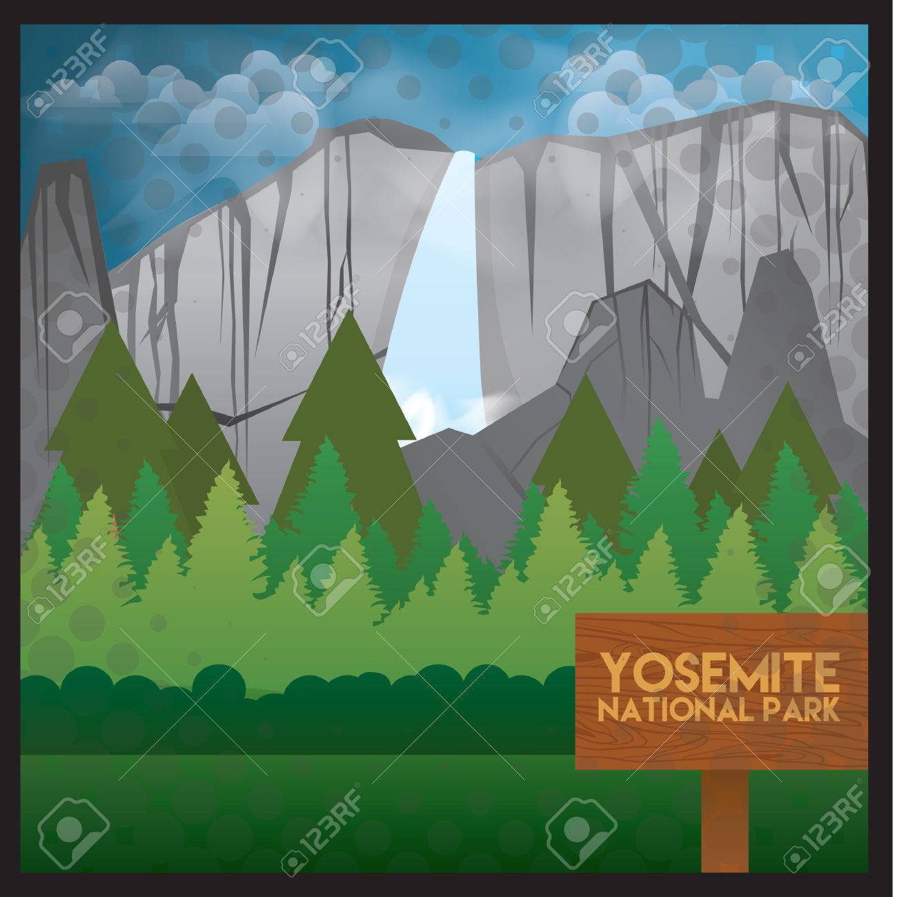 Yosemite National Park Clipart & Free Clip Art Images #20611.