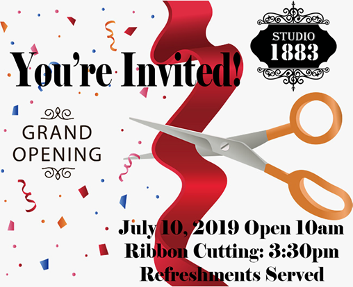 Grand Opening and Ribbon Cutting at Studio 1883, New Albany.