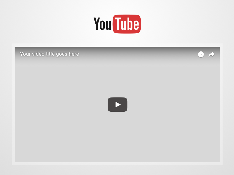 YouTube Video Frame Sketch freebie.