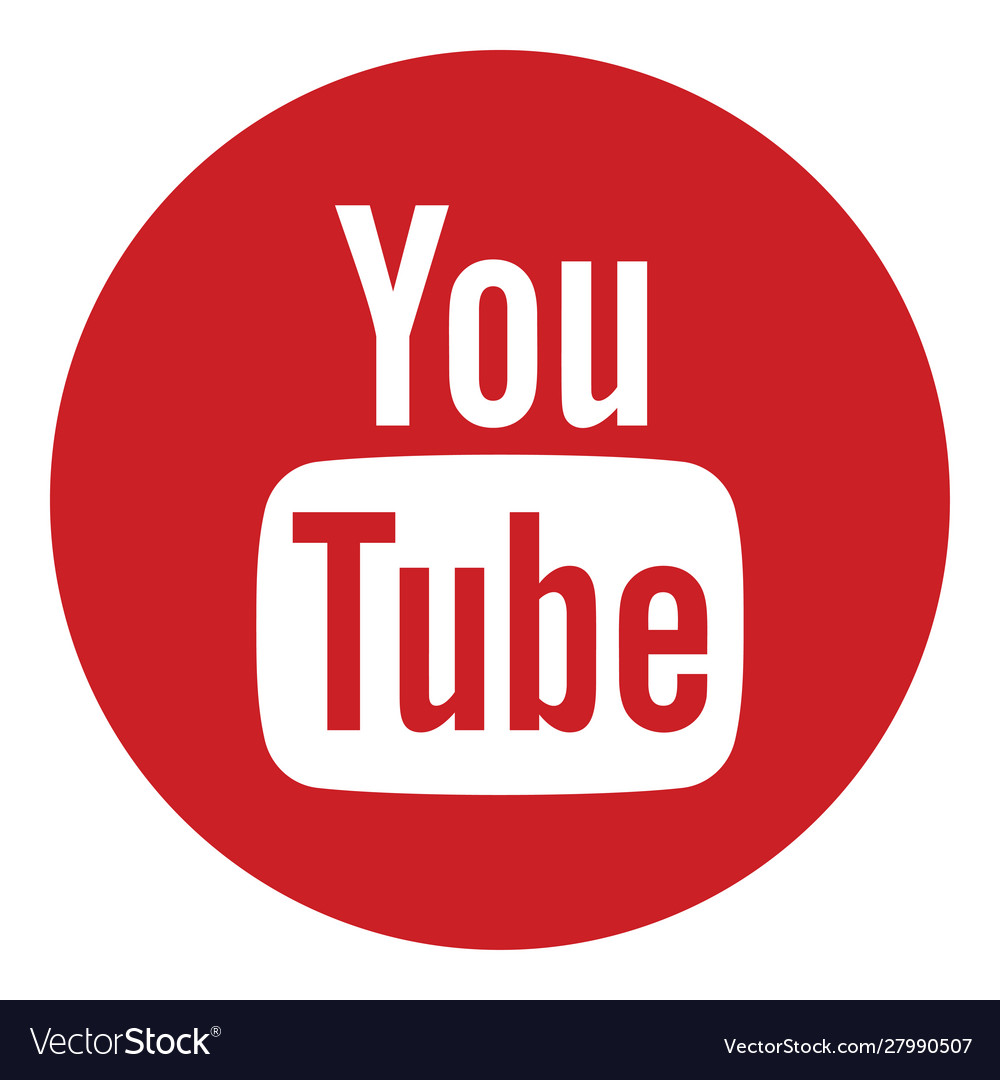 Youtube logo icon.