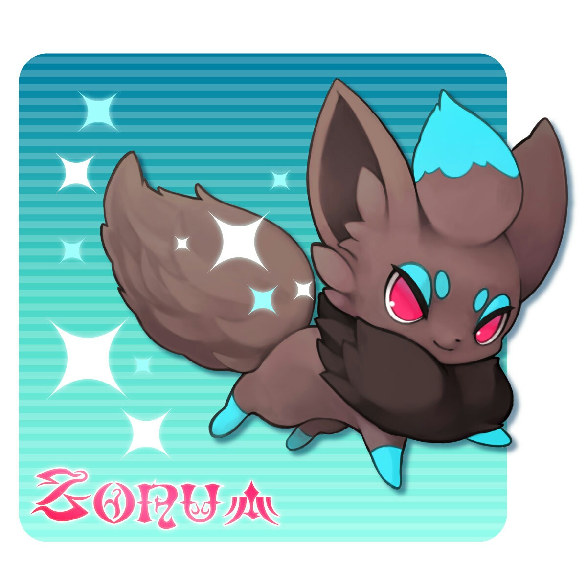 Cute shiny zorua.