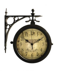 Charleston Indoor/Outdoor Side Mounted Clock kitchen