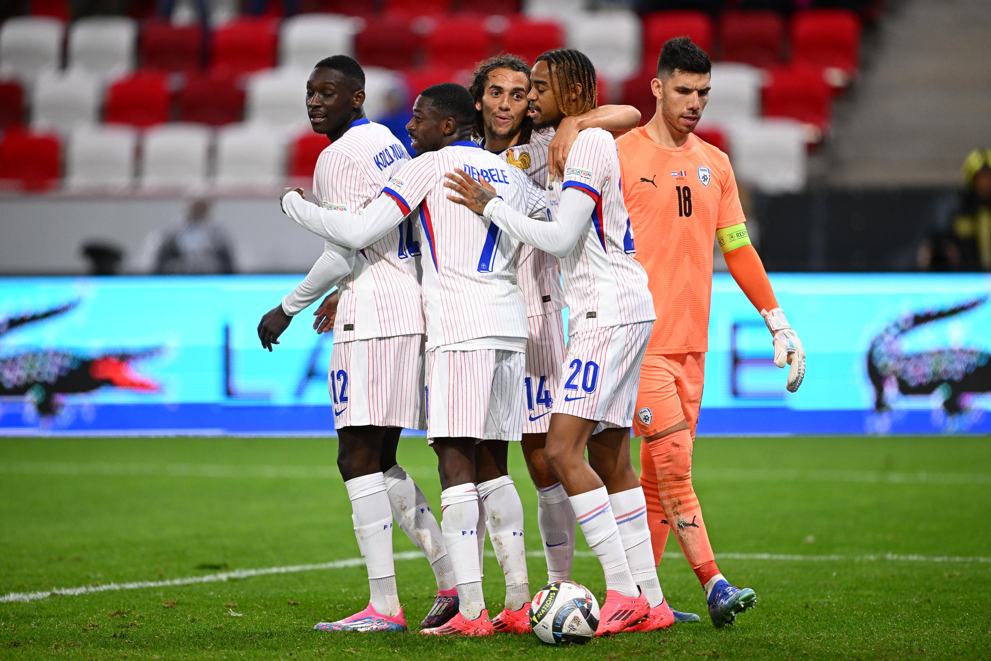 Les Bleus n'avaient plus inscrit 4 buts à l'extérieur depuis un succès 4-0 à Andorre le 11 juin 2019. Photo Baptiste Fernandez/Icon Sport