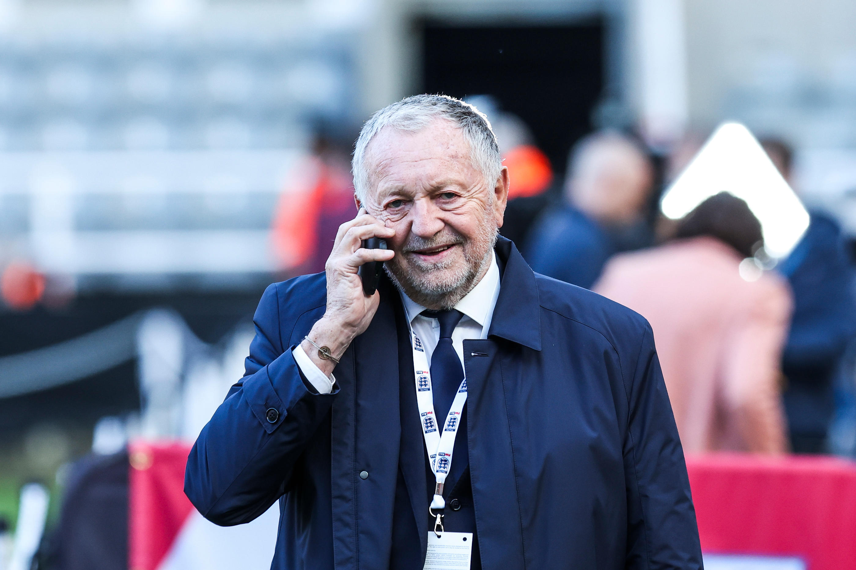 Jean-Michel Aulas se félicite de l'arrivée prochaine de la famille Arnault et de Red Bull à la tête du Paris FC. ICON SPORT/Johnny Fidelin