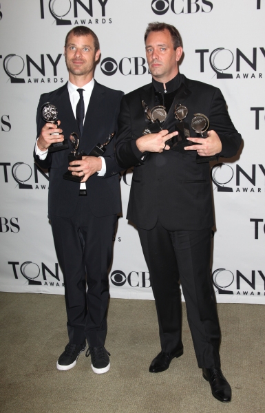 Matt Stone & Trey Parker in the Press Room at The 65th Annual Tony Awards in New York Photo