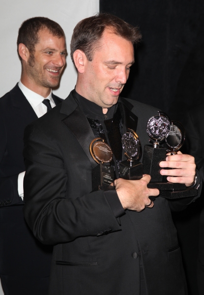 Matt Stone & Trey Parker in the Press Room at The 65th Annual Tony Awards in New York Photo