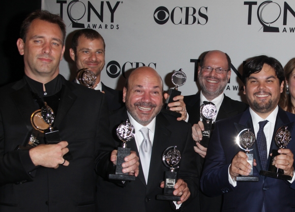 Trey Parker, Matt Stone, Casey Nicholaw & the Creative Team of 'The Book Of Mormon' i Photo