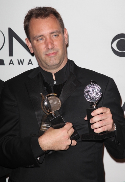 Trey Parker in the Press Room at The 65th Annual Tony Awards in New York City.  Photo