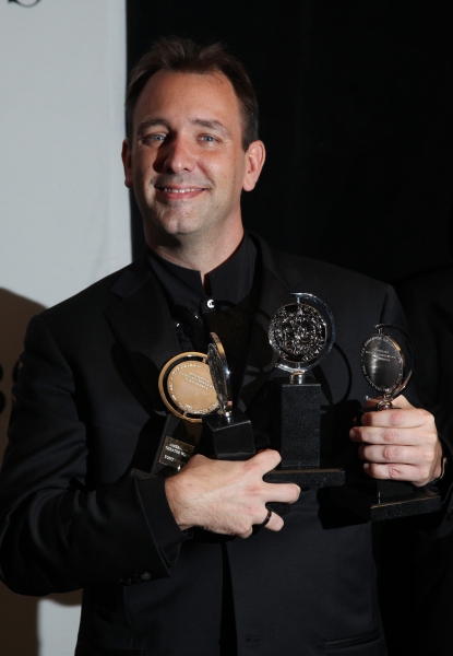 Trey Parker in the Press Room at The 65th Annual Tony Awards in New York City.  Photo