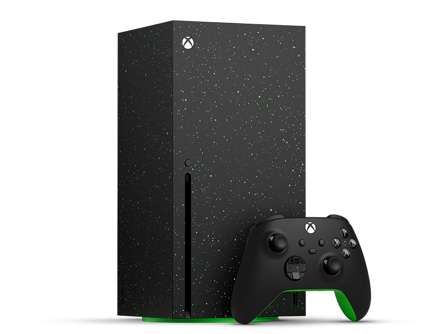 Xbox Series X - 2 To - Édition spéciale Galaxy Black avec manette sans fil Xbox - Édition spéciale Galaxy Black