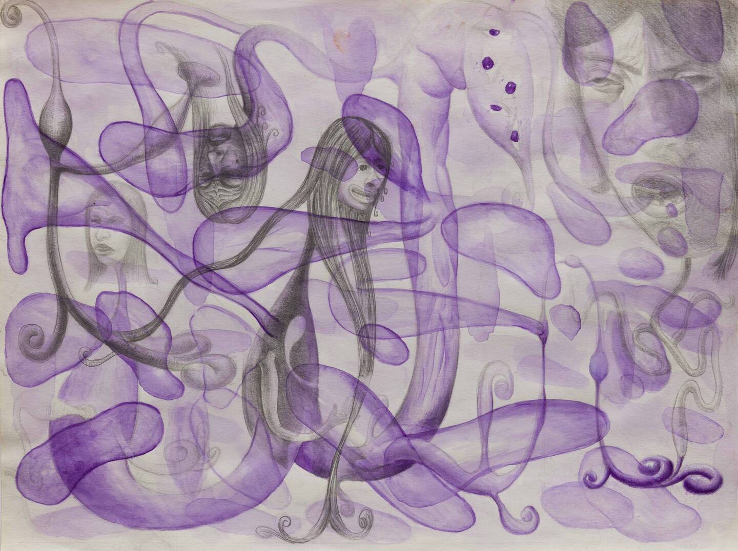 ArtCenter Gallery - Purple Dreams, 2007 by Victor Estrada