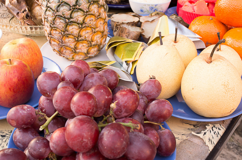 Lucky Chinese New Year Fruits