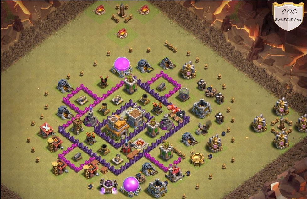 Best TH7 Trophy Layout