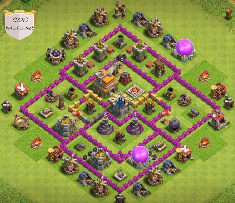 COC Anti 2 Star Town Hall 7 Base Link