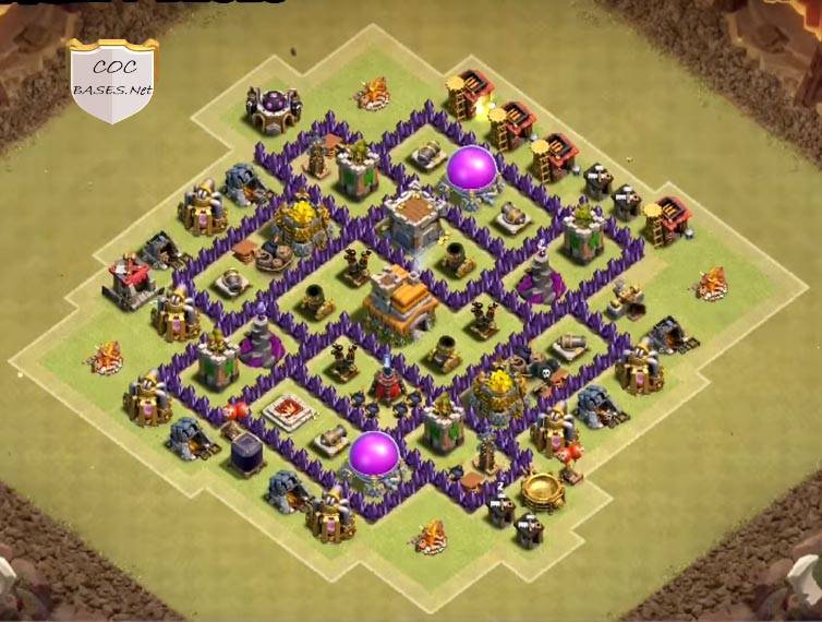 TH7 War Base Anti Dragons