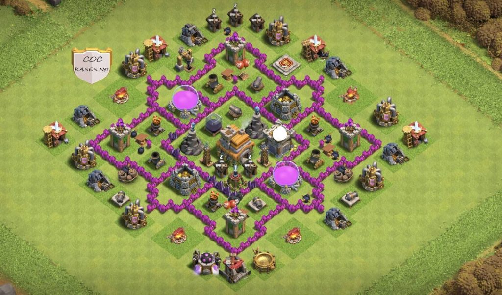 Town Hall 7 Base Anti Everything