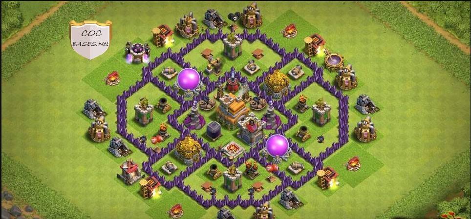 Town Hall 7 War Base Best Defense Layout Link