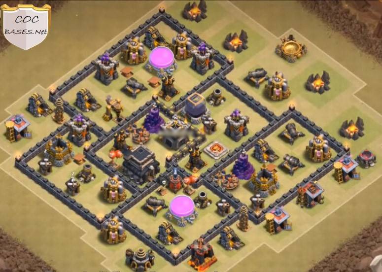 Town Hall 7 best War base Anti 3 Star