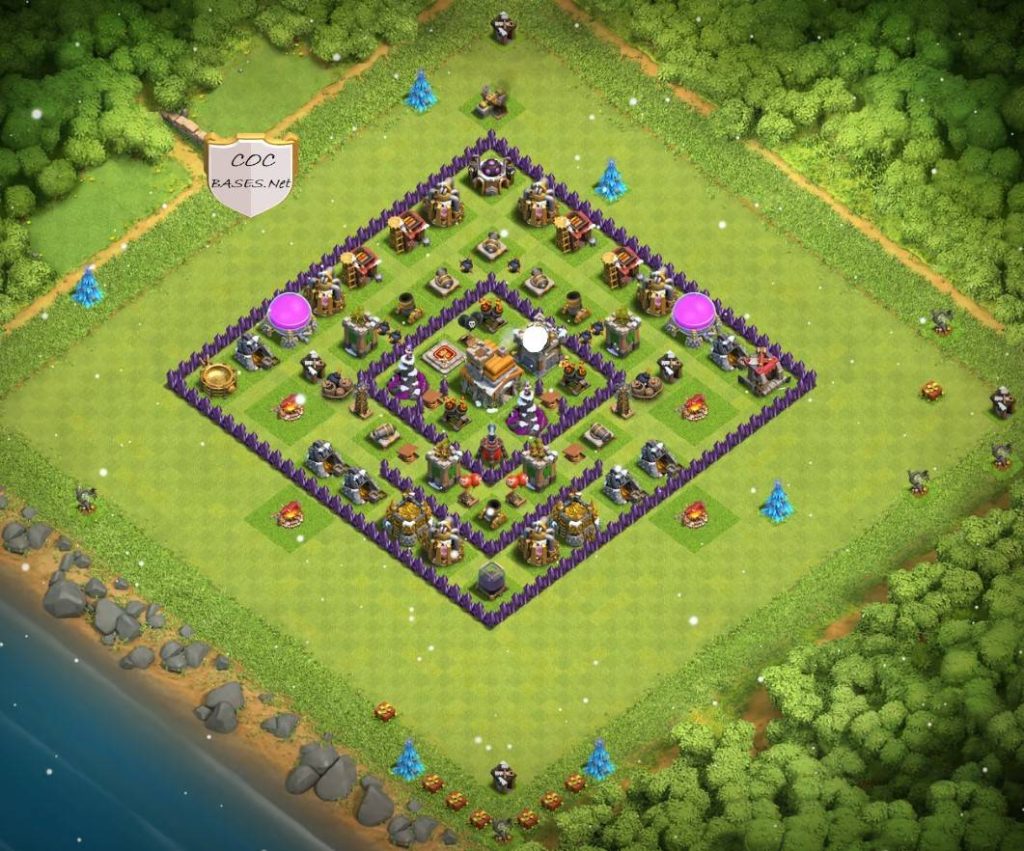 anti 3 stars level 7 village design