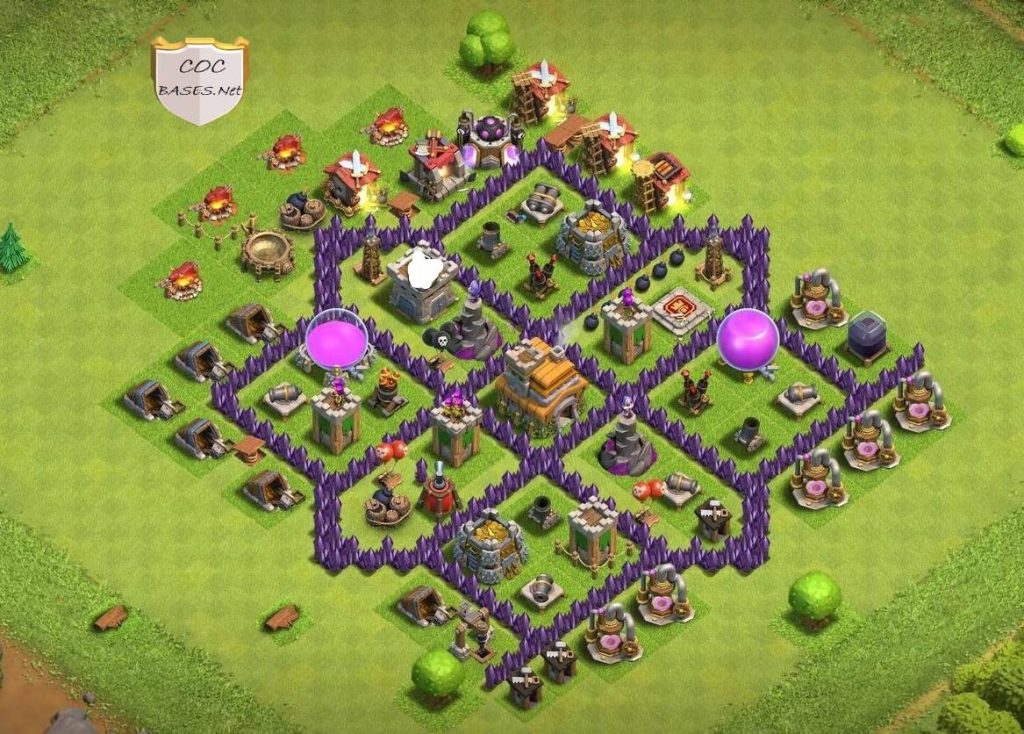 best town hall 7 base defense