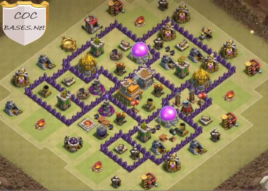 coc level 07 clan league layout link