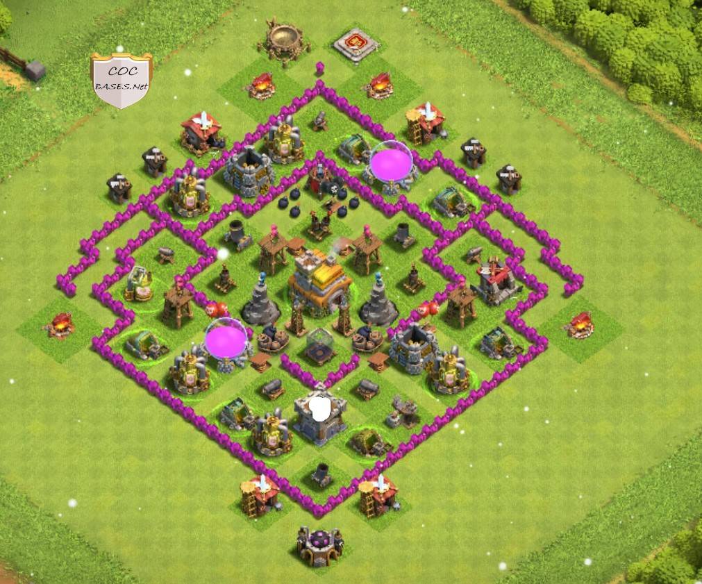 coc th7 base