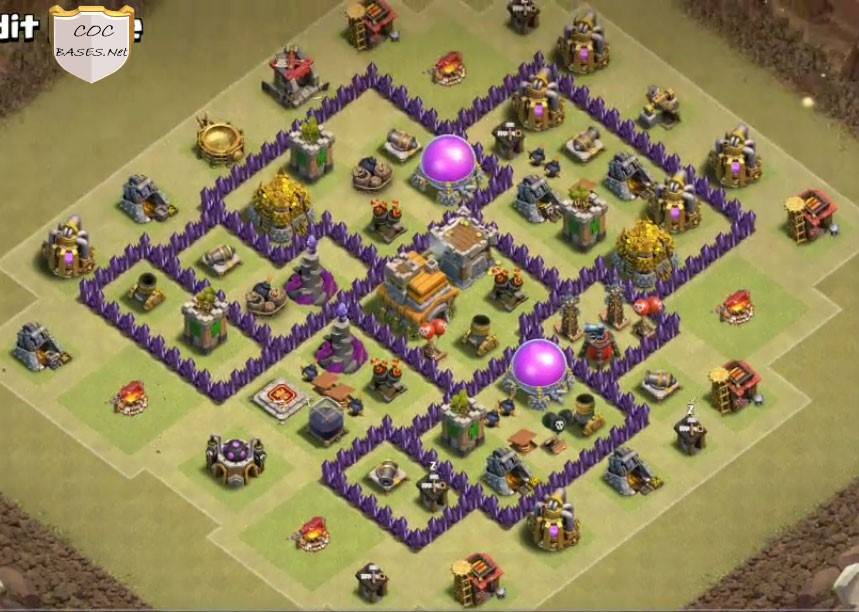 coc trophy base th 7 copy link