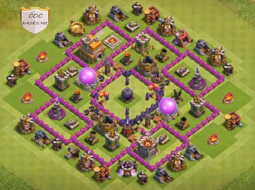 dark elixir farming base level 7