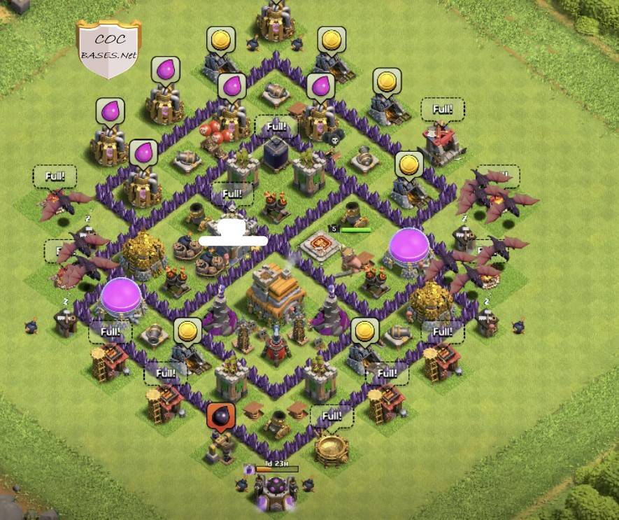 excellent town hall 7 layout link