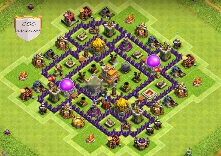 farm base design anti loot th 7