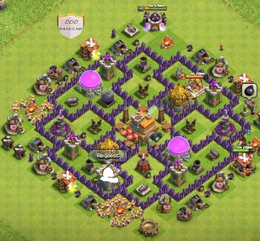 good level 7 town hall base