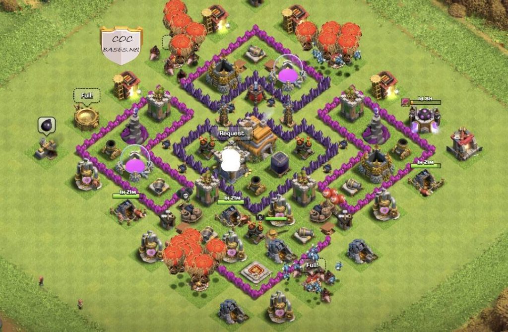 town hall 7 base