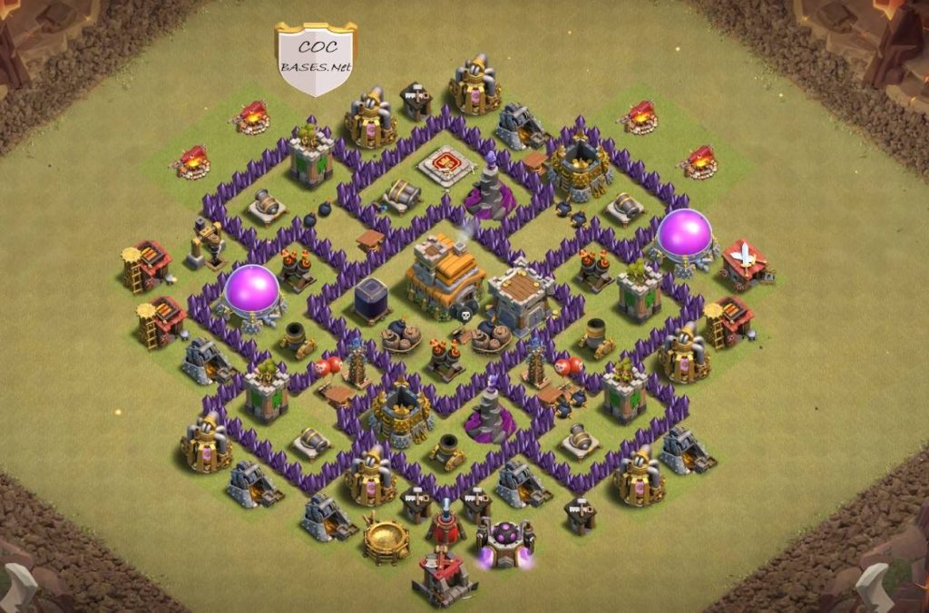 town hall 7 war base link