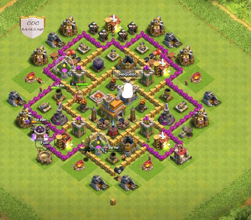 unbeatable th7 base anti 3 star