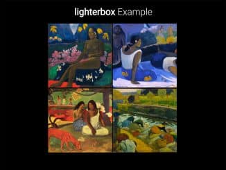 Modal Image Gallery with jQuery lighterbox Plugin